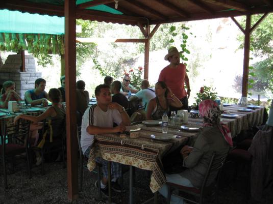lunch in belisirma village