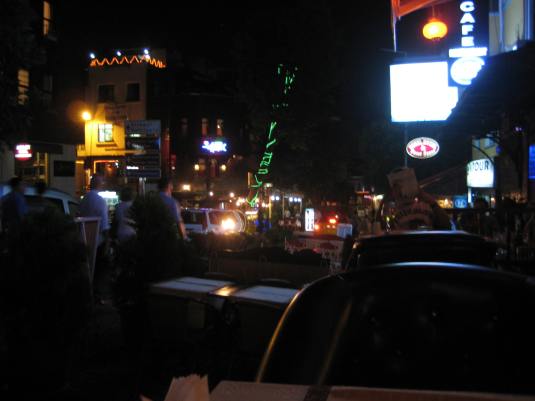the street in front of sebahattin's restaurant