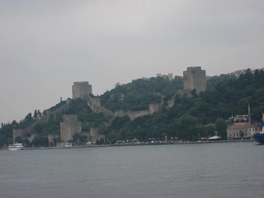 the rumeli fortress, built by sultan mehmet II in 80 days